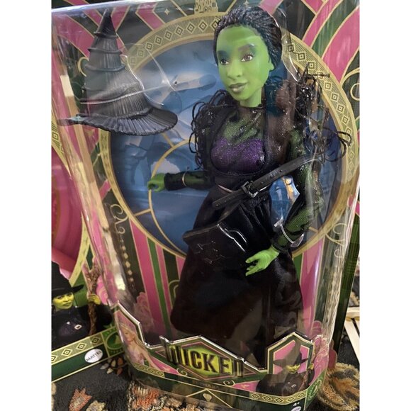 Collectible Wicked Movie Elphaba + Deluxe Glinda Dolls Url Misprint wicked.com - Picture 3 of 5